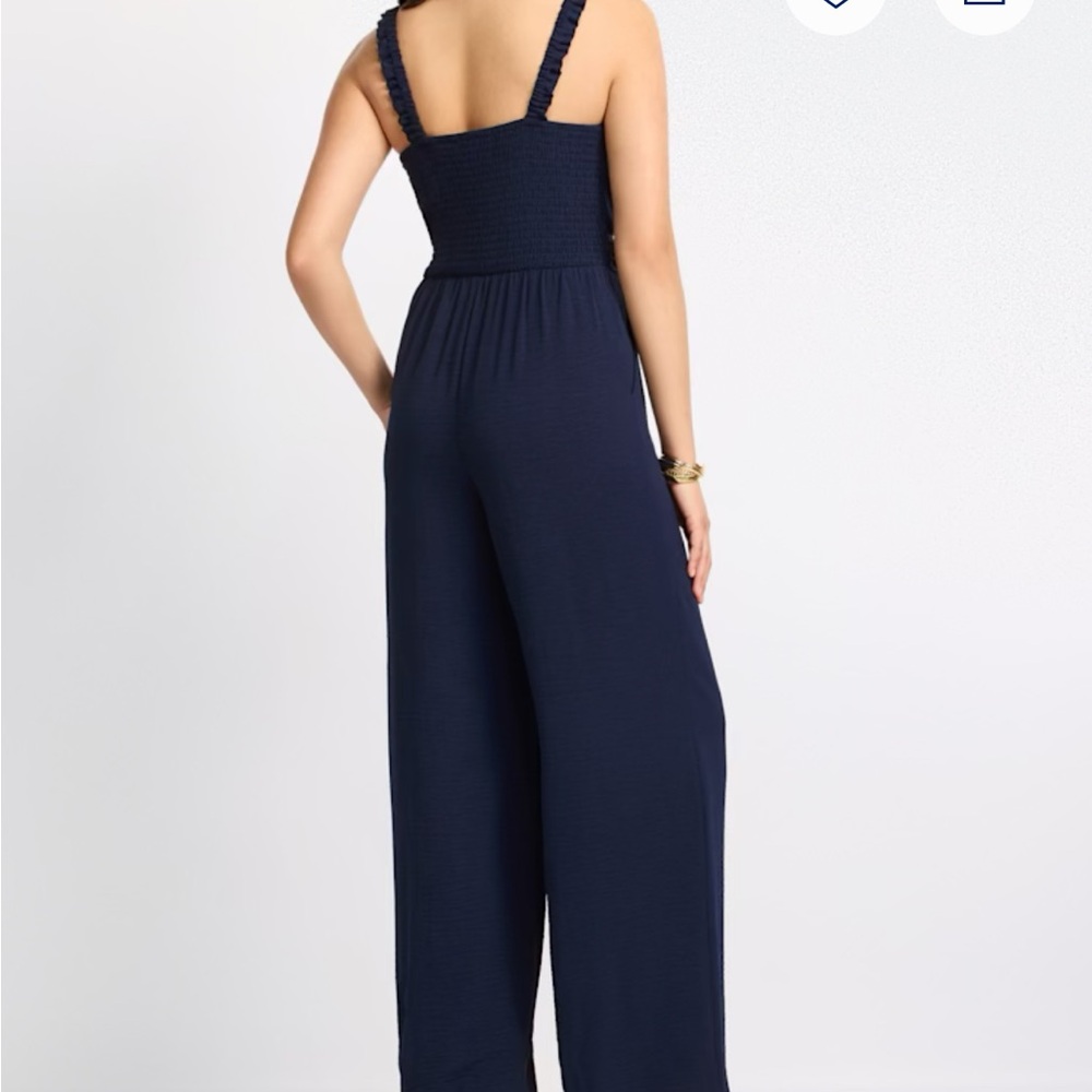 Nine Britton Navy Wide Leg Jumpsuit